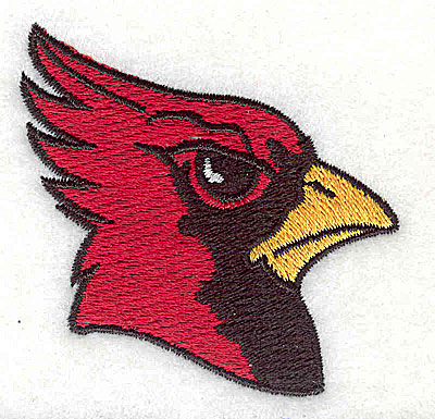 Embroidery Design: Cardinal Head 2.31w X 2.25h