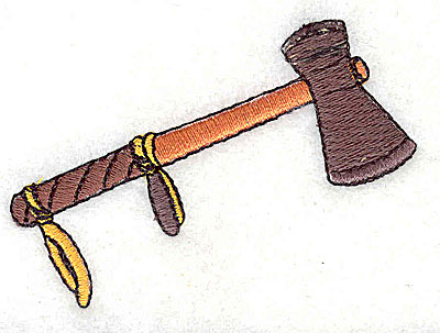 Embroidery Design: Tomahawk 2.69w X 1.94h