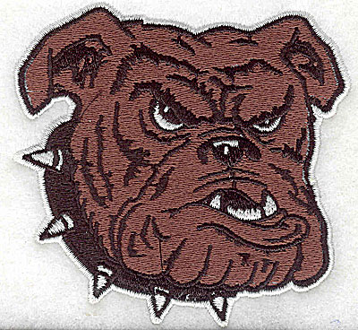 Embroidery Design: Bulldog head 3.44w X 3.31h