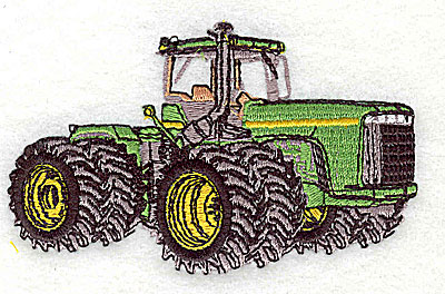 Embroidery Design: Tractor 3.75w X 2.31h