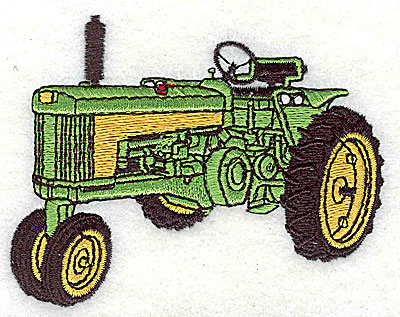 Embroidery Design: Tractor 3.38w X 2.63h