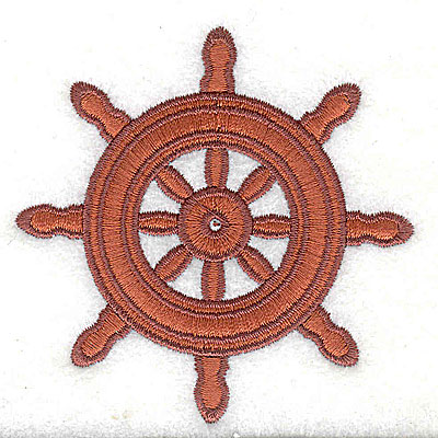 Embroidery Design: Ship's Wheel 2.94w X 2.94h