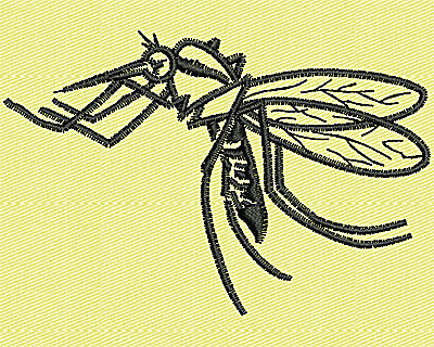 Embroidery Design: Mosquito 3.25w X 2.19h