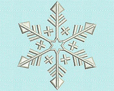 Embroidery Design: Snowflake 2.19w X 2.50h