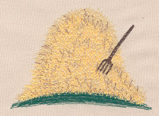 Embroidery Design: Haystack large4.03"w X 2.90"h