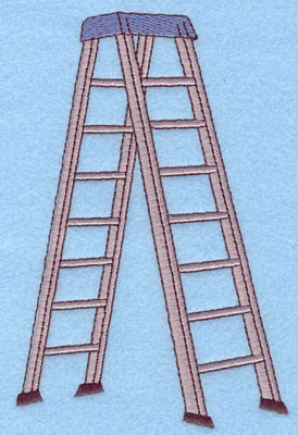 Embroidery Design: Ladder Large3.93w X 6.01h