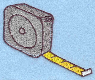 Embroidery Design: Tape Measure Large 3.76w X 3.16h