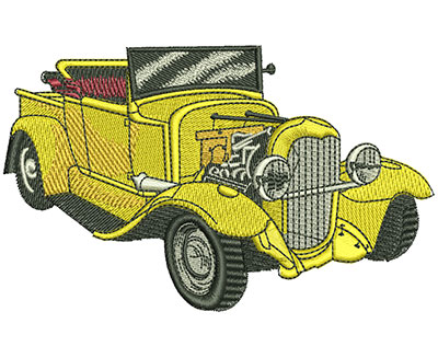 Embroidery Design: Ford Convertible Lg 4.52w X 2.79h