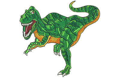 Embroidery Design: Velociraptor Lg 4.23w X 4.00h