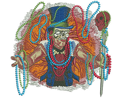 Embroidery Design: Mardi Gras Baron Lg 6.30w X 6.01h