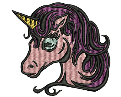 Embroidery Design: Magical Unicorn 3.01w X 2.87h
