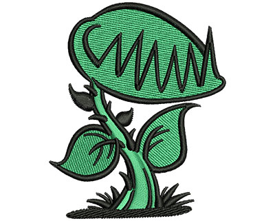 Embroidery Design: Plant Monster 2.46w X 3.01h