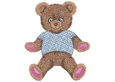 Embroidery Design: Teddy Bear Hugs Lg 3.88w X 4.48h