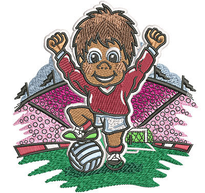 Embroidery Design: Little Soccer Champ Lg4.36w x 4.52h