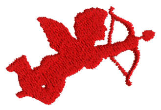 Embroidery Design: Cupid1.83" x 1.30"