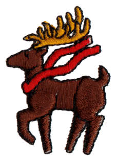 Embroidery Design: Reindeer1.24" x 1.78"