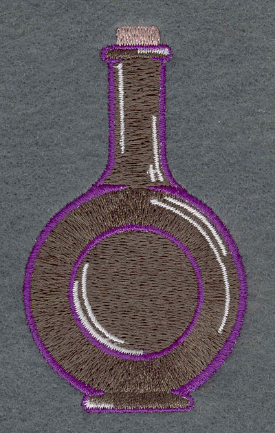 Embroidery Design: Rum Bottle2.23w X 3.79h
