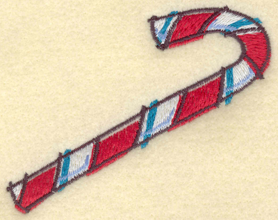 Embroidery Design: Candy Cane3.80w X 2.97h