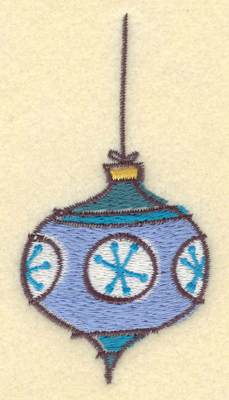 Embroidery Design: Christmas Ornament 1.99w X 3.91h
