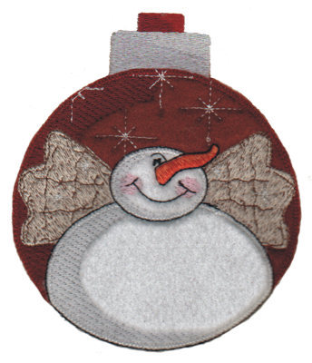 Embroidery Design: Snowman Decoration4.45" x 5.31"