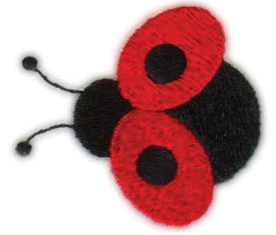 Embroidery Design: Ladybug2.38" x 2.15"