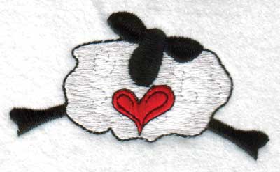 Embroidery Design: Hearts3.72" x 1.97"