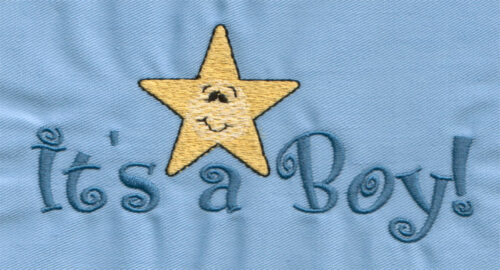 Embroidery Design: It's A Boy!4.99" x 2.42"