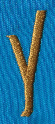 Embroidery Design: PM Left Y0.65" x 2.61"