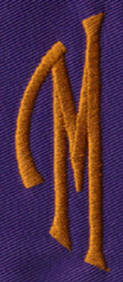 Embroidery Design: SM Left M0.95" x 2.61"
