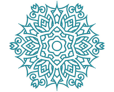 Embroidery Design: Mandalas Vol 2 Design 1 7.69w X 7.20h