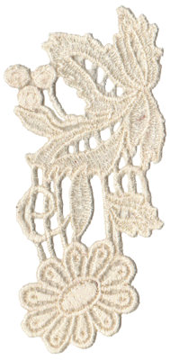 Embroidery Design: Vintage Lace - 052.96" x 5.45"