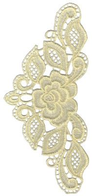 Embroidery Design: Vintage Lace - 133.77" x 7.79"