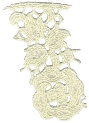 Embroidery Design: Vintage Lace - 333.67" x 4.65"