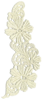 Embroidery Design: Vintage Lace - 413.07" x 6.65"