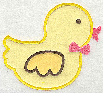Embroidery Design: Rubber Ducky 5.17w X 4.70h