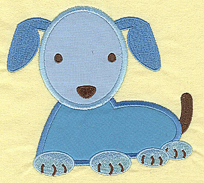 Embroidery Design: Puppy appliques 5.20w X 4.79h
