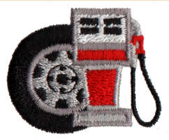 Embroidery Design: Gas Pump1.39" x 1.11"