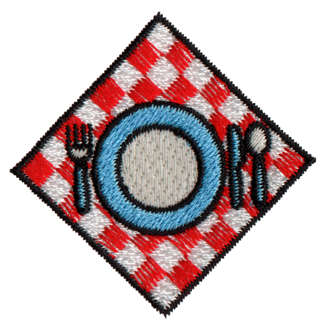 Embroidery Design: Diner1.87" x 1.87"