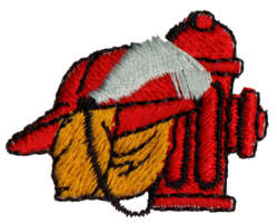 Embroidery Design: Fireman Equipment1.42" x 1.15"
