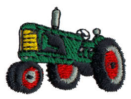 Embroidery Design: Tractor1.52" x 1.1"