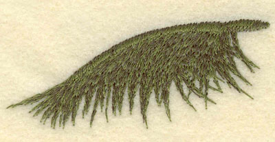 Embroidery Design: Palm Frond2.98w X 1.40h