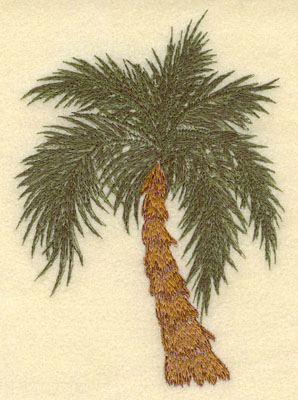 Embroidery Design: Palm Tree4.45w X 6.23h