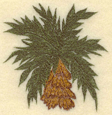 Embroidery Design: Palm Tree3.36w X 3.46h