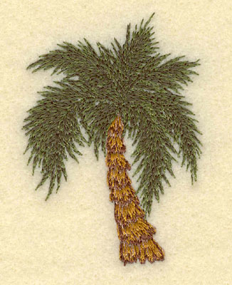 Embroidery Design: Palm Tree2.05w X 2.86h