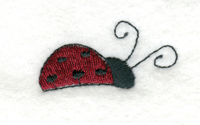 Embroidery Design: Ladybug1.56" x 0.92"