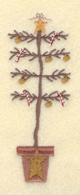 Embroidery Design: Christmas Tree Small1.58w X 4.19h