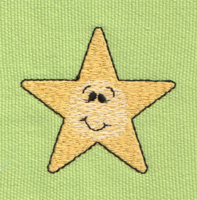Embroidery Design: Cute Little Star2.26" x 2.11"