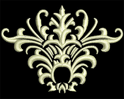 Embroidery Design: Fancy Elements 2 Design 1 2.56w X 1.84h