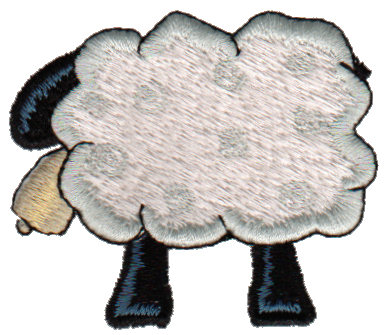 Embroidery Design: Sheep2.49" x 2.11"