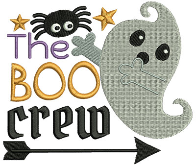 Embroidery Design: The Boo Crew 5.58w X 4.78h